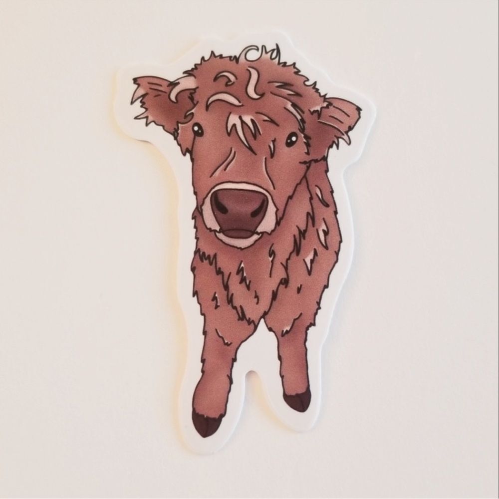 Cow Sticker